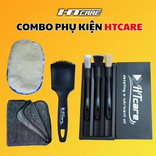 COMBO phụ kiện vệ sinh và chăm sóc xe chi tiết, chuyên nghiệp tại nhà - HT Care
