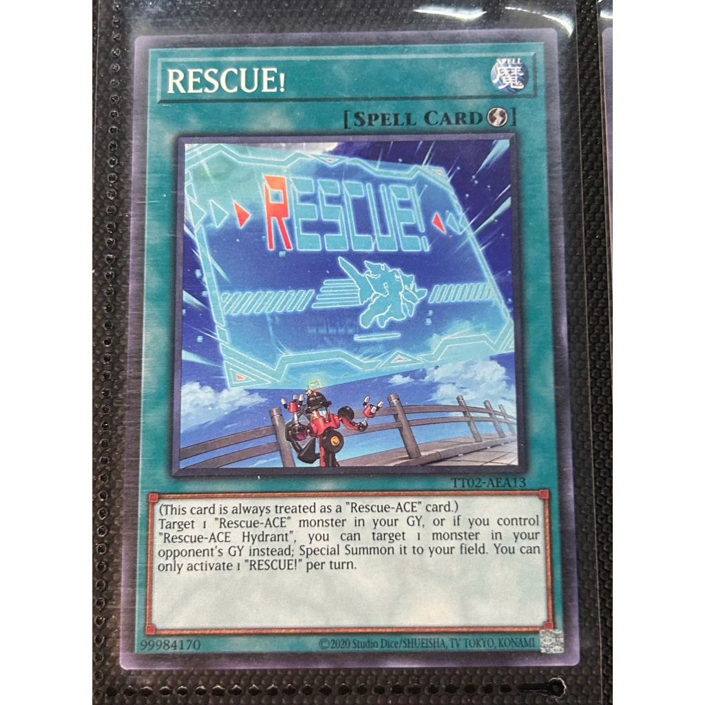 Thẻ bài Yugioh - TT02-AEA13 RESCUE (N)