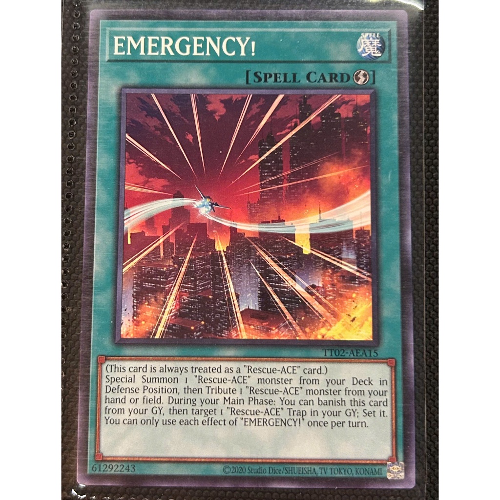 Thẻ bài Yugioh - TT02-AEA15 EMERGENCY (N)