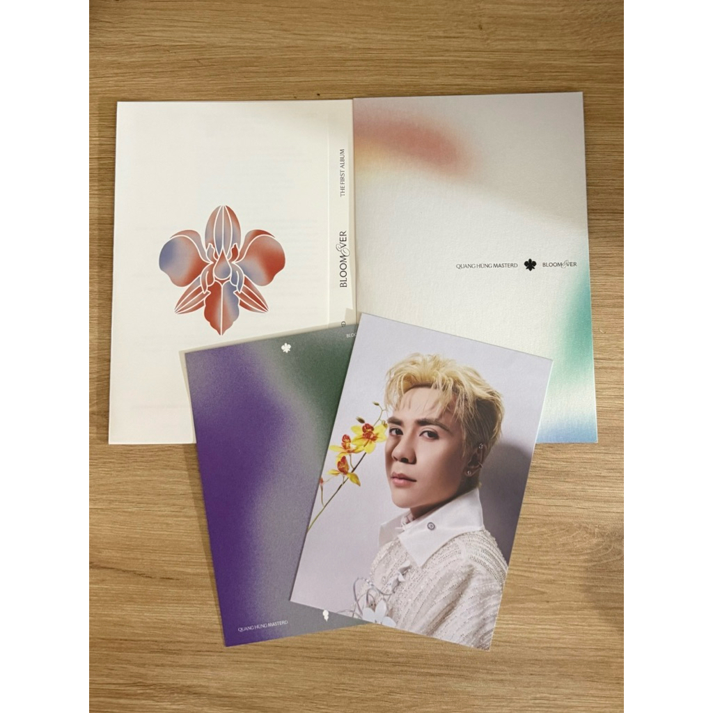 Tách lẻ Postcard,Poster,letter,CD,Pop up,Lyrics sheet Album Bloom.ver - QUANGHUNGMASTERD | đọc mô tả