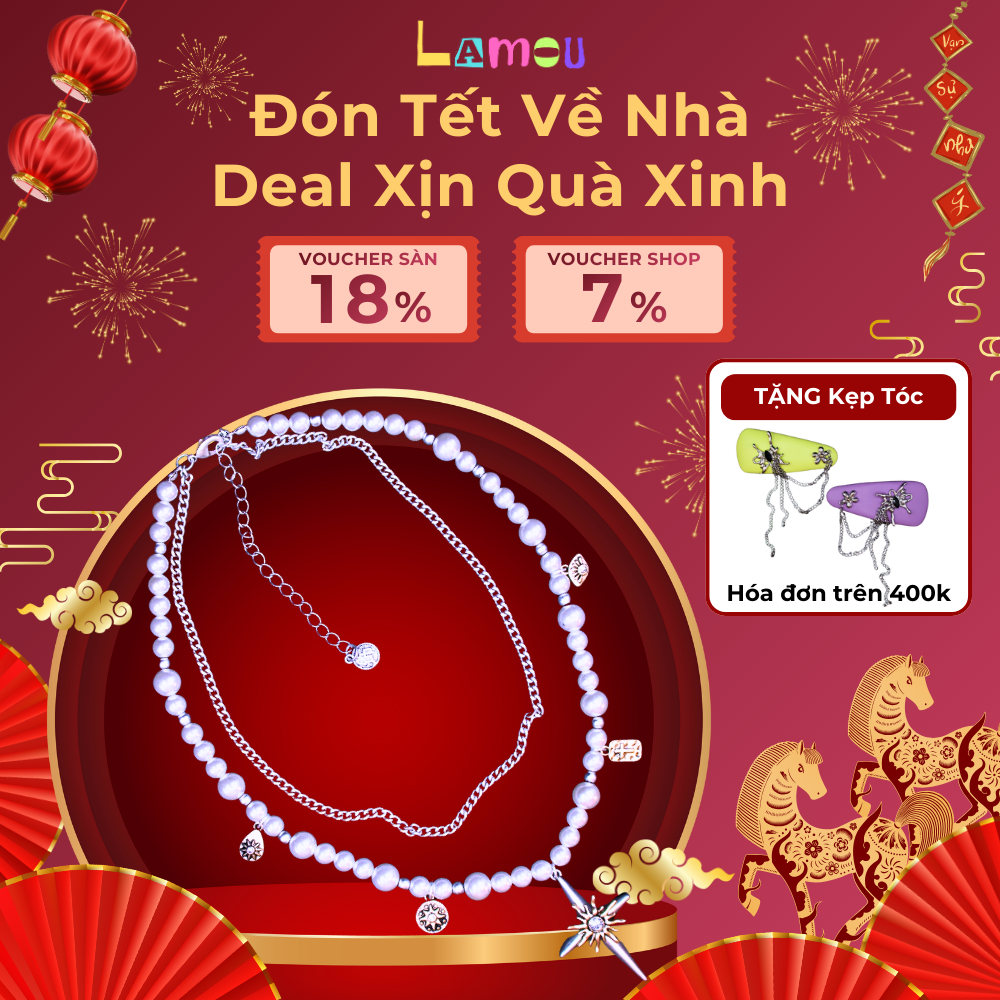 Dây chuyền nữ Style Y2K Bạc S925 Solar Muse - necklace Phụ kiện Y2k