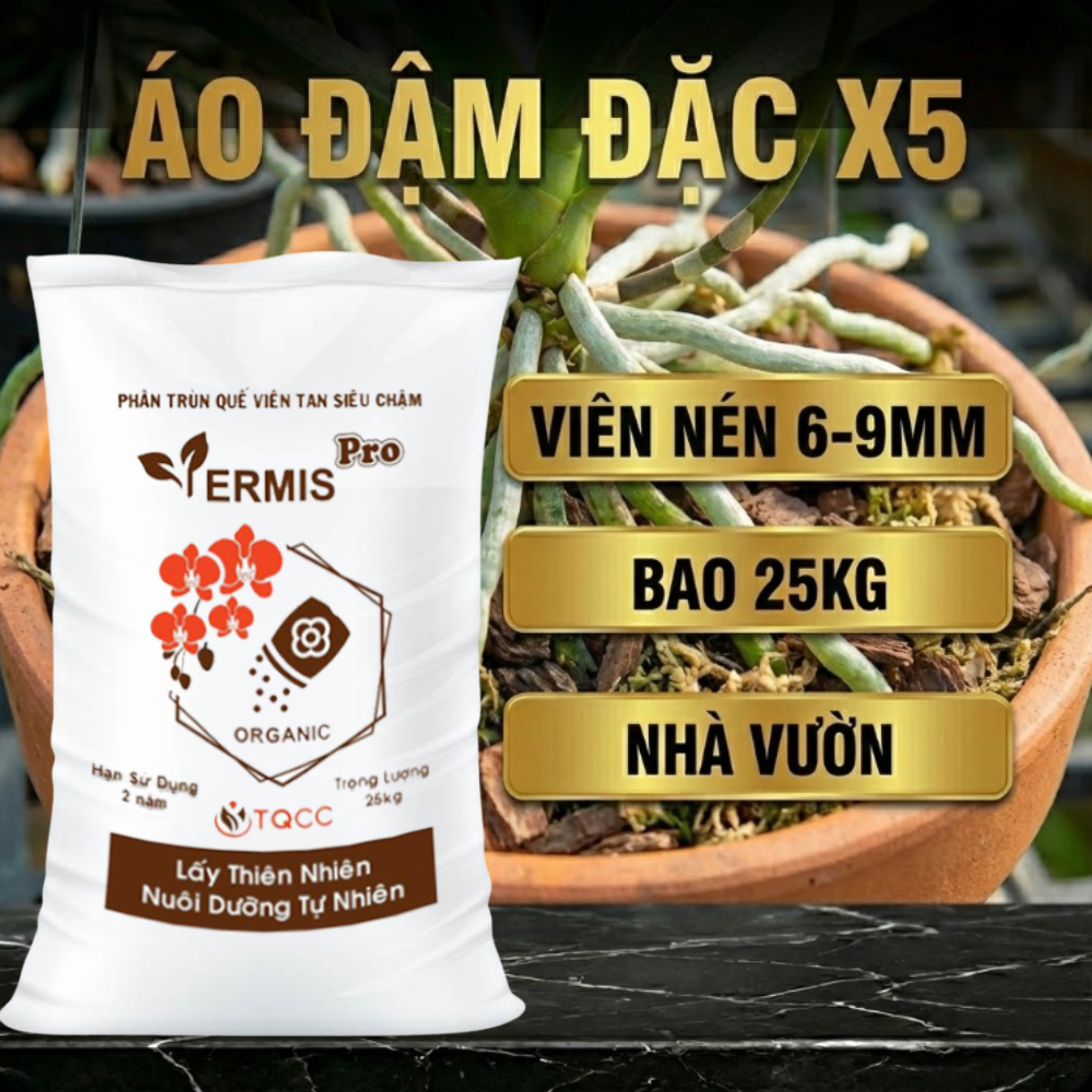 Phân trùn quế tan siêu chậm Vermis-pro bao 25kg