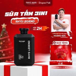  Sữa tắm gội nam hương nước hoa 3 in 1 RHYS MAN Rhys Legend 350ml 