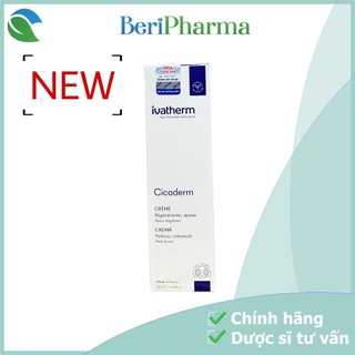  ✅  CHÍNH HÃNG  Ivatherm Kem Dưỡng Tái Tạo Da Làm Lành Tổn Thương Và Ngăn Ngừa Sẹo Cicaderm Cream 40ml 