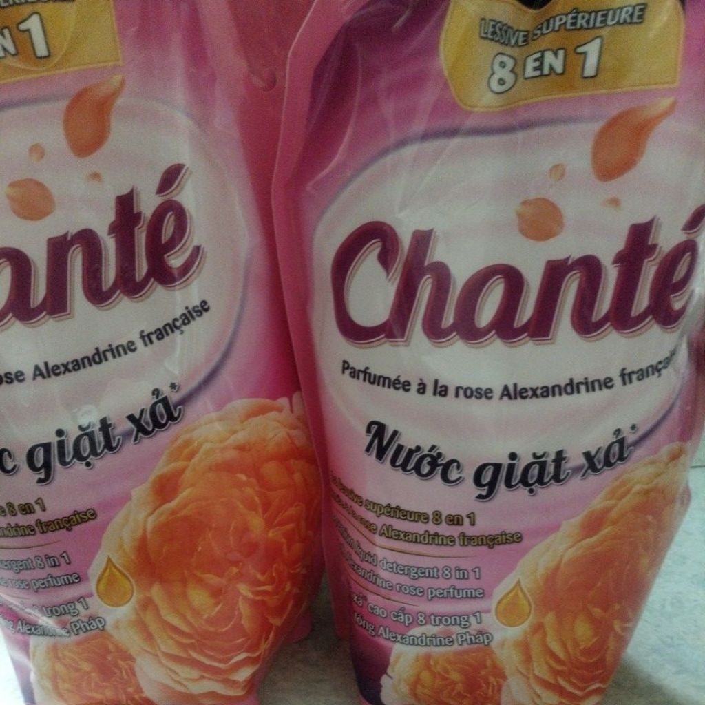 nước giặt xả chante hương hoa hồng pháp