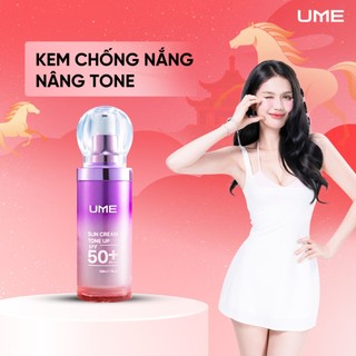  Kem Chống Nắng Nâng Tone UME SPF50+ PA+++ Chống UV Hỗ Trợ Ngăn Ngừa Lão Hóa Kháng Nước Kiềm Dầu 50g 