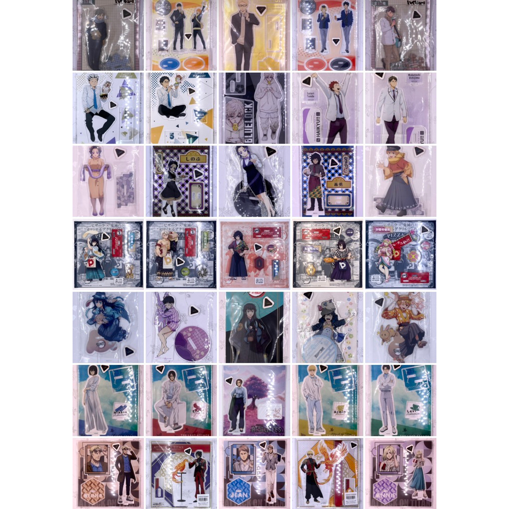 OtakuTPstore off official standee mô hình anime Attack on Titan Haikyuu BlueLock Eren Levi