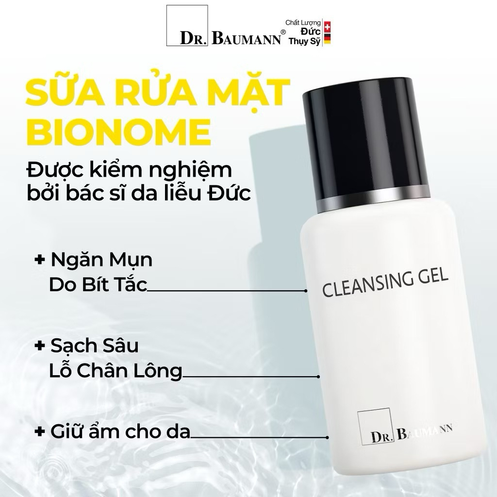 [DR.BAUMANN] Gel Rửa Mặt Cho Mọi Loại Da CLEANSING GEL 200ml