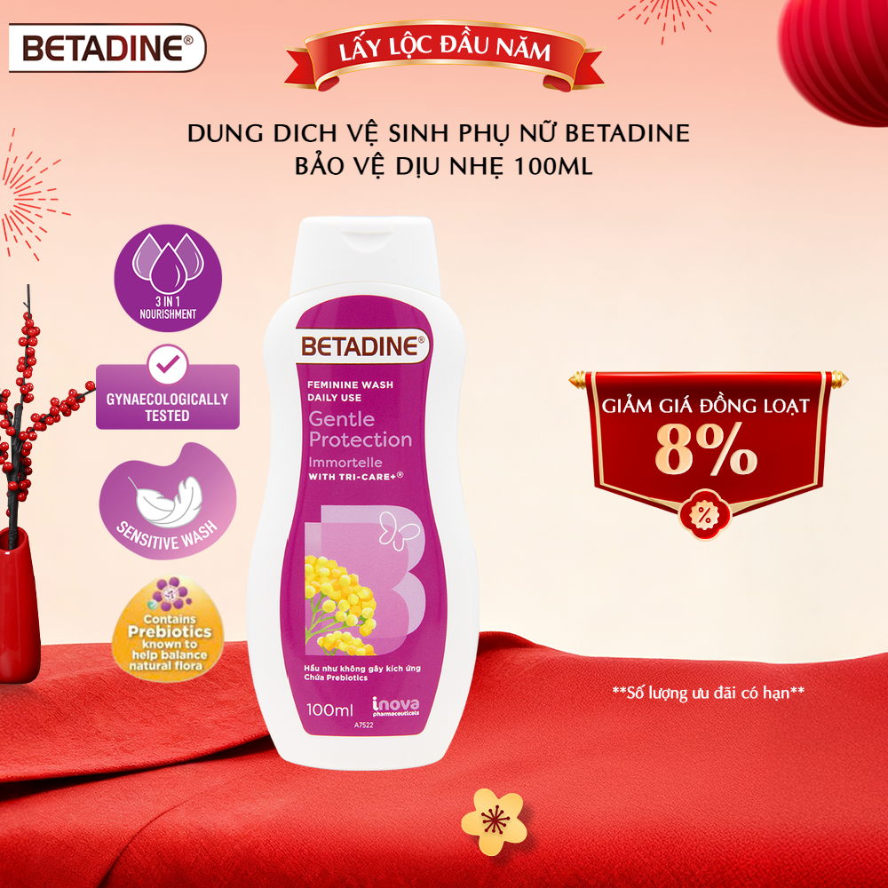 (GIFT) Dung dịch vệ sinh phụ nữ hàng ngày giúp bảo vệ dịu nhẹ, cân bằng và tự nhiên 100ml