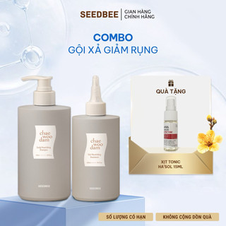   SEEDBEE  Combo Gội Xả Ngăn Rụng Tóc Dưỡng Tóc Suôn Mượt Chắc Khoẻ Từ Gốc Đến Ngọn  Dầu Gội Ghi Xám + Kem Ủ  