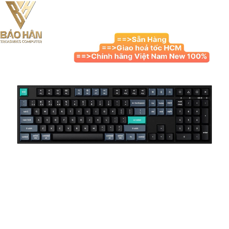 Bàn phím không dây Keychron B36 - Keychron scissor switch - Hàng Chính Hãng