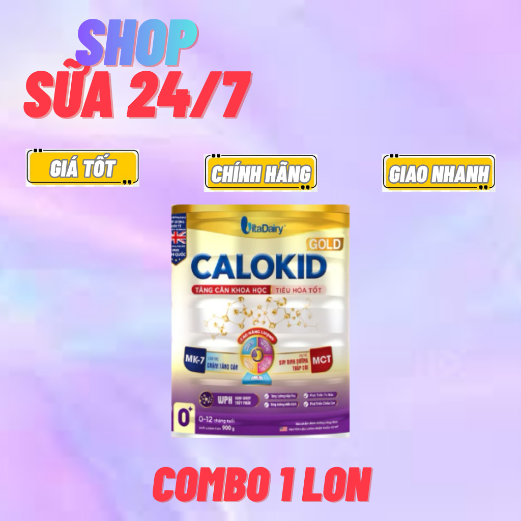 [Chính hãng]Sữa Calokid0+,1+ đủ số lon 400gr( Date mới)
