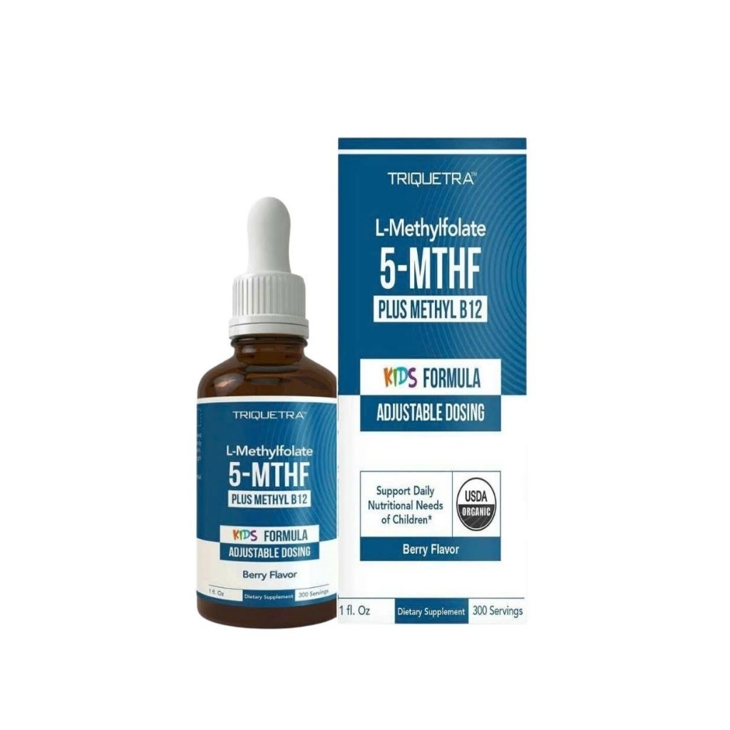 (Hàng Mỹ - bill inbox) Thực phẩm bảo vệ sức khỏe 5-MTHF Triquetra L-Methylfolate B12