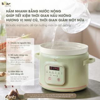 Nồi nấu chậm Bear 2L SB-NNC20 (Bản Quốc Tế)- Bear Gia Dụng