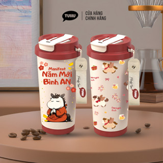  Ly giữ nhiệt khắc tên Coffee 530ml ly nước giữ nhiệt nóng lạnh inox 316 cao cấp có ống hút – TUHUHOUSE 
