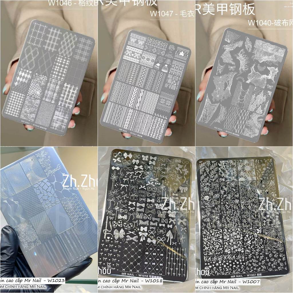 Khuôn sóng MRNAIL , khuôn in cao cấp  , khuôn gấm Mr.Nail khuôn in gấm, khuôn in mr nail