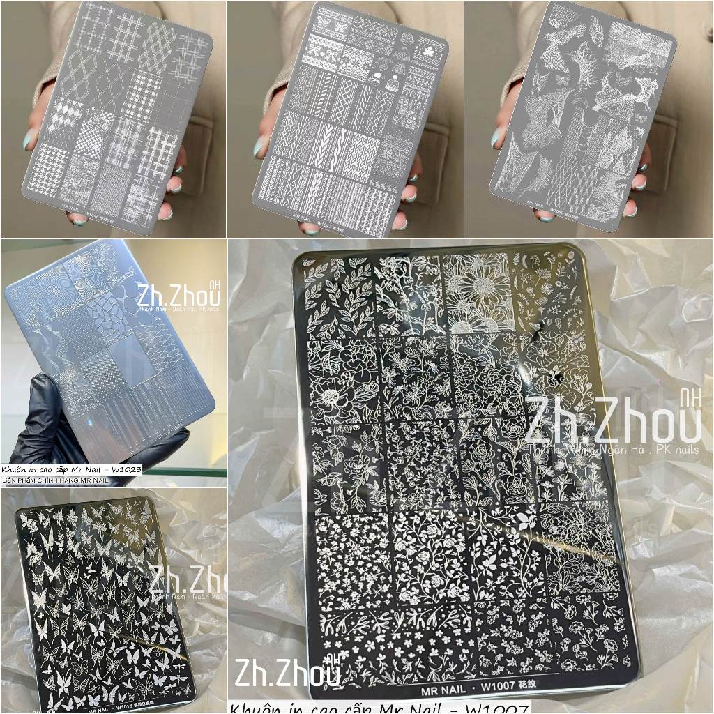 Khuôn sóng MRNAIL , khuôn in cao cấp  , khuôn gấm Mr.Nail khuôn in gấm, khuôn in mr nail