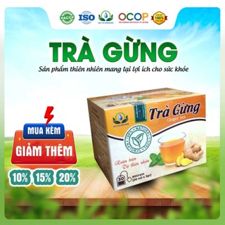 Trà Gừng hộp 30 Túi Lọc x 3gram Siêu Thị Thiên Nhiên