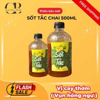 SỐT TẮC CHAI 500ML CÔ ĐẶC CHUA NGỌT ĐẬM VỊ ĂN KÈM BÁNH TRÁNG - BÁNH TRÁNG CÔ BÉ