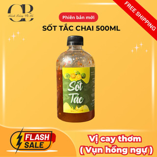 SỐT TẮC CHAI 500ML CÔ ĐẶC CHUA NGỌT ĐẬM VỊ ĂN KÈM BÁNH TRÁNG - BÁNH TRÁNG CÔ BÉ