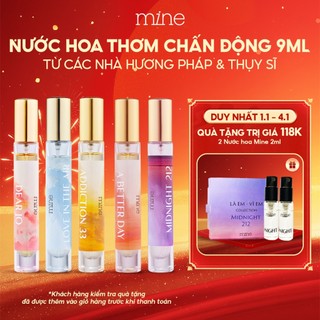  Nước Hoa Mine 9ML Hương Thơm Ngọt Ngào Quyến Rũ Tiểu Thư,Sang Chảnh Nữ Tính Lưu Hương Suốt 8H 