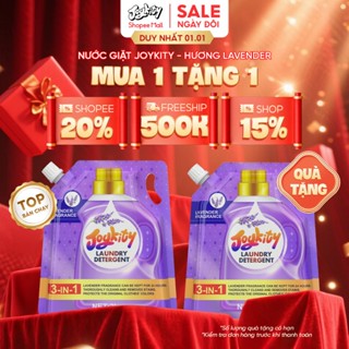   MUA 1 TẶNG 1  Nước Giặt Joykity Hương Lavender túi 2L Dịu Nhẹ An Toàn Cho Da Lưu Hương 24 Tiếng 