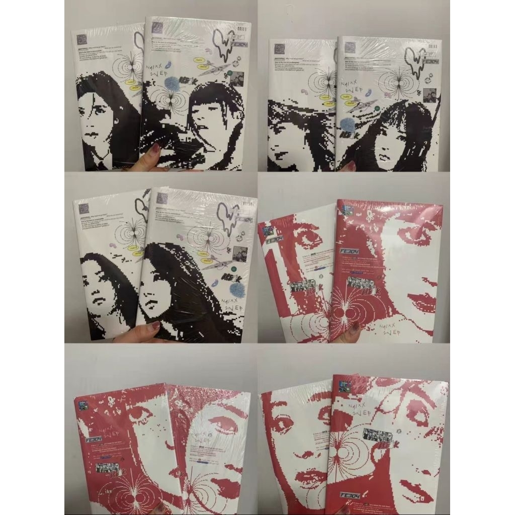 Ảnh album photocard official Nmixx Bae Sullyoon Lily Haewon FE3O4: BREAK Green project MIXX Square o