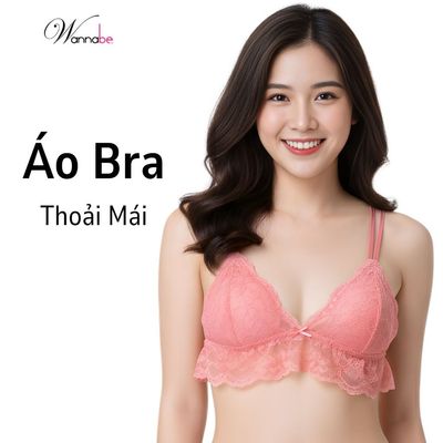 Áo ngực ren WANNABE áo chíp bralette không gọng không mút mỏng manh khiêu gợi ánh mắt chàng ANR09