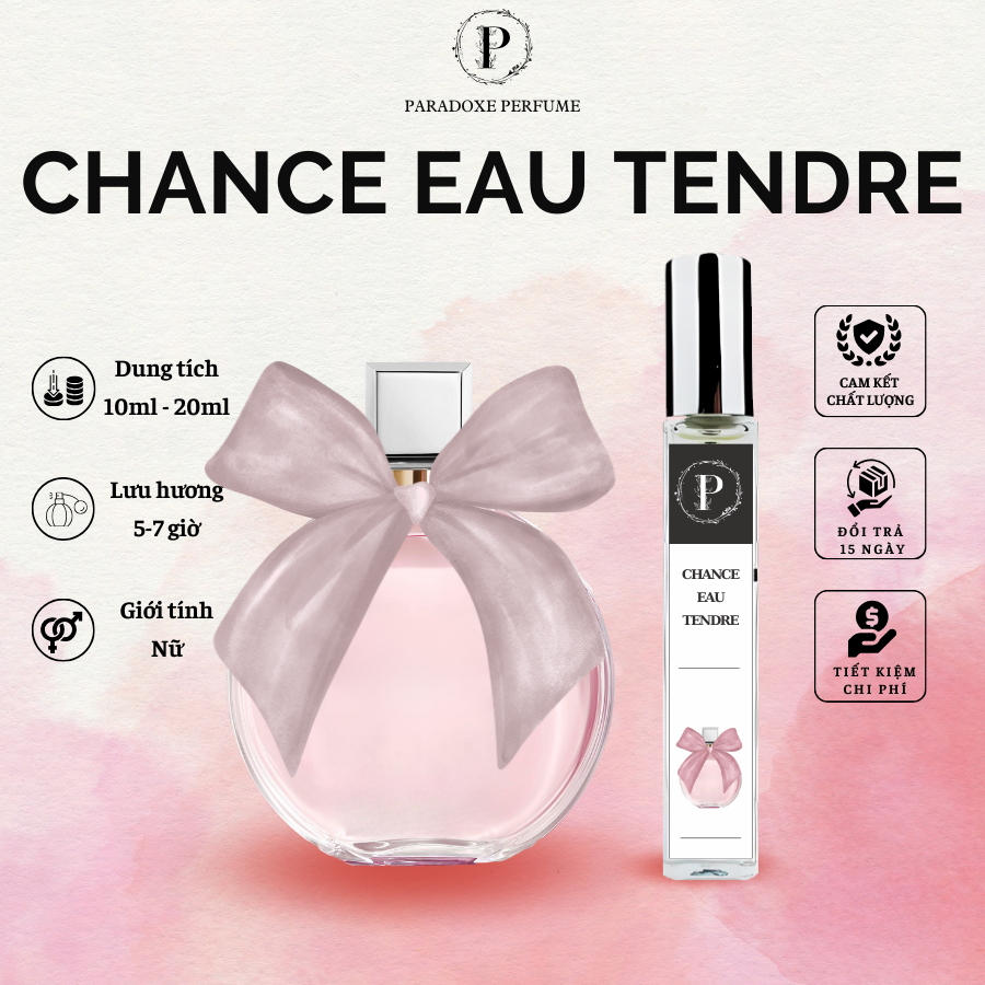 Nước Hoa Nữ Chance Xanh | Chance Hồng Ella Perfume Chai 10ml 20ml - Mùi Hương Thơm - PP