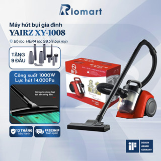 Máy Hút Bụi Yairz XY-1008 Công Suất 1000W Lực Hút Cực Khỏe Tặng Kèm 9 Đầu Hút Sạch Mọi Ngóc Ngách