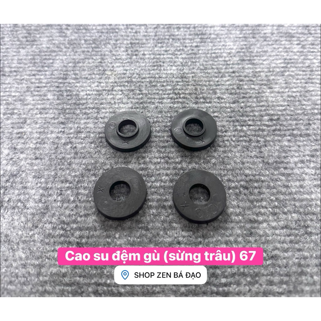 Cao su đệm gù (sừng trâu) 67 (4 miếng)