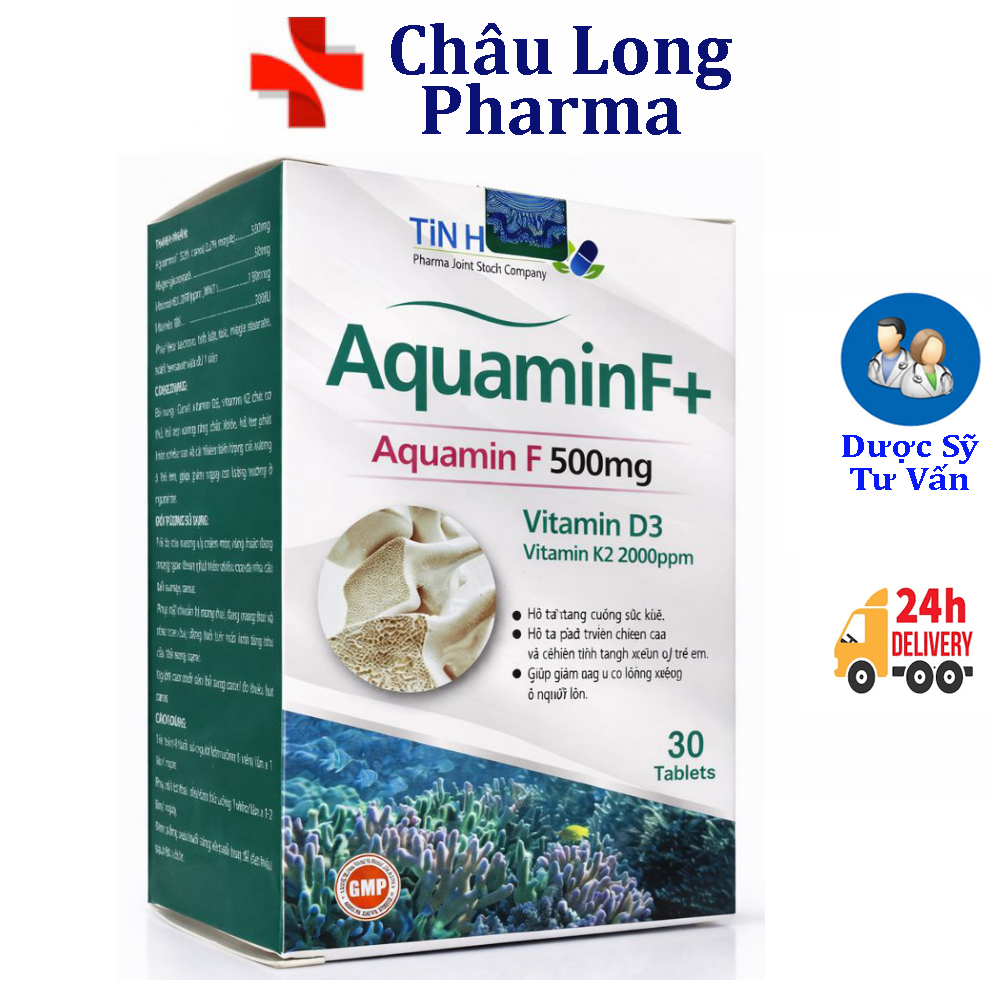 Calcium AquaminF 30 viên của Tín Hưng – Giúp xương, răng chắc khỏe, hỗ trợ phát triển chiều cao