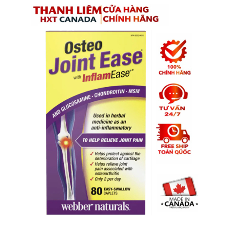 Hỗ Trợ Xương Khớp, Giảm Đau & Viêm - Osteo Joint Ease with InflamEase