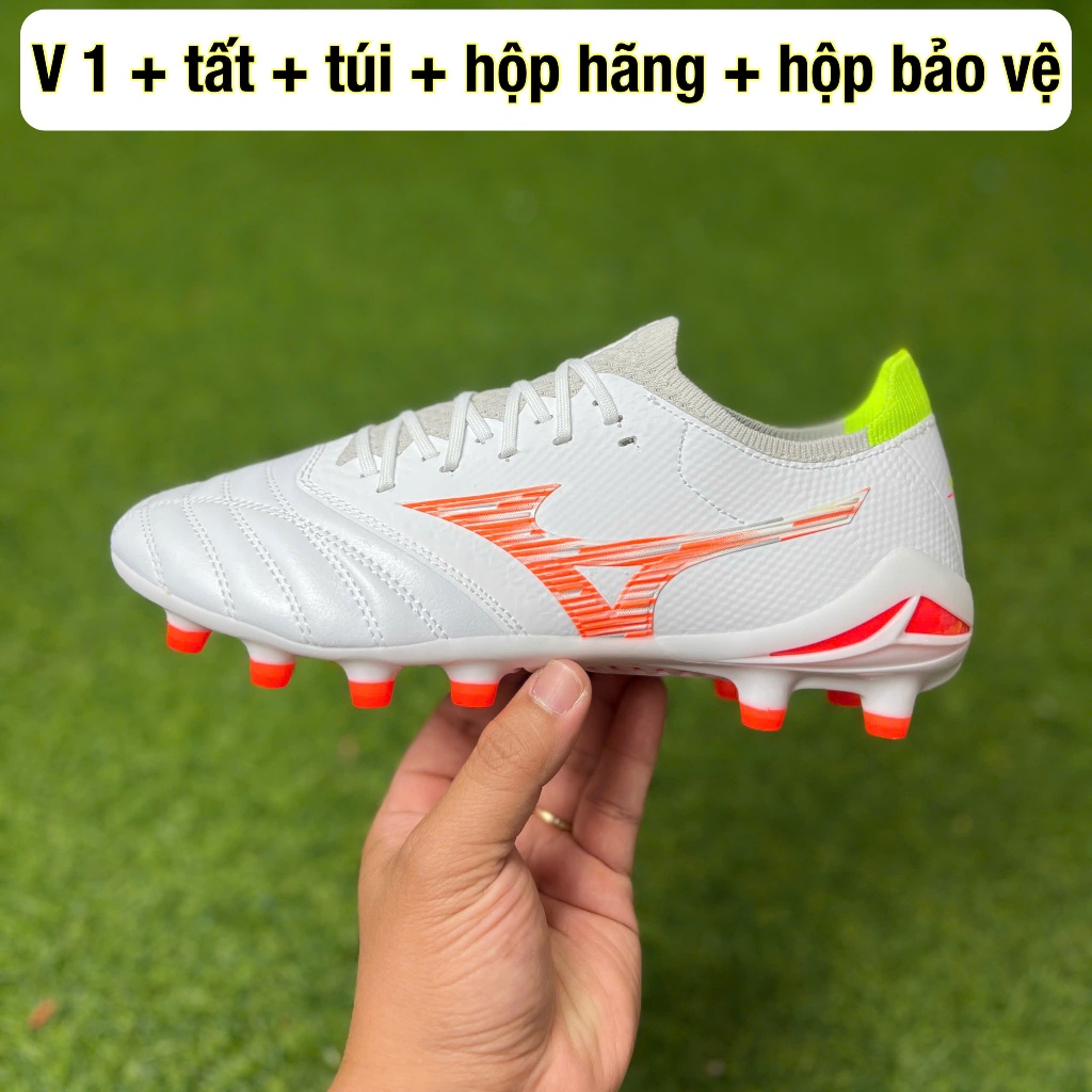 giày đá bóng mzn neo 4 elite fg ( tặng tất + túi + hộp )