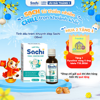  Tinh Dầu Tràm Khuynh Diệp Sachi Giúp Làm Ấm Cơ Thể Đuổi Muỗi Làm Dịu Các Vết Côn Trùng Cắn 30ml 