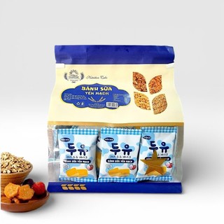 Mới - Bánh Sữa Yến Mạch Ít Đường, Thơm Ngon, Giòn Xốp Giàu Dinh Dưỡng 250g