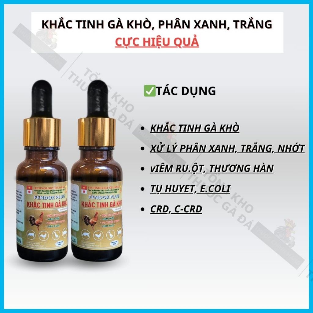 Khắc tinh gà khò - hỗ trợ các vấn đề hô hấp, tiêu hóa cho gà