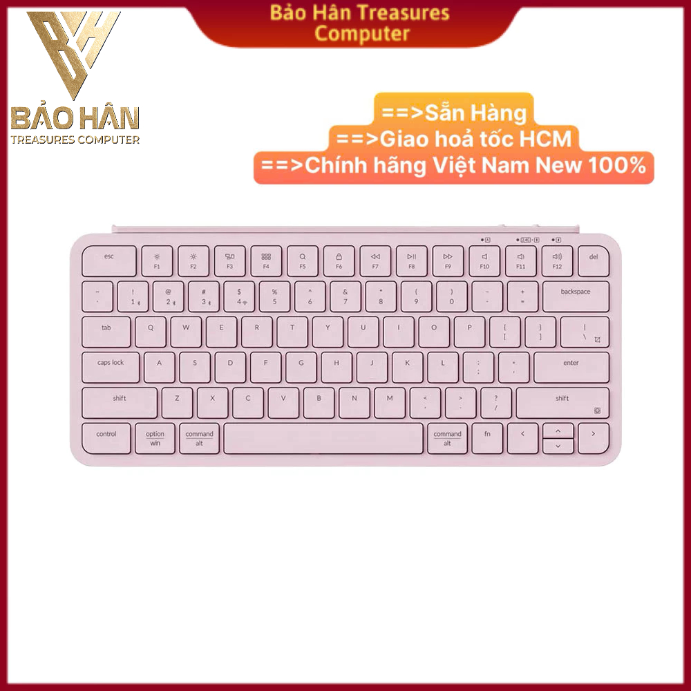 Bàn phím vi tính Keychron B1P-K4 B1 Pro Blossom Pink - Hàng Chính Hãng
