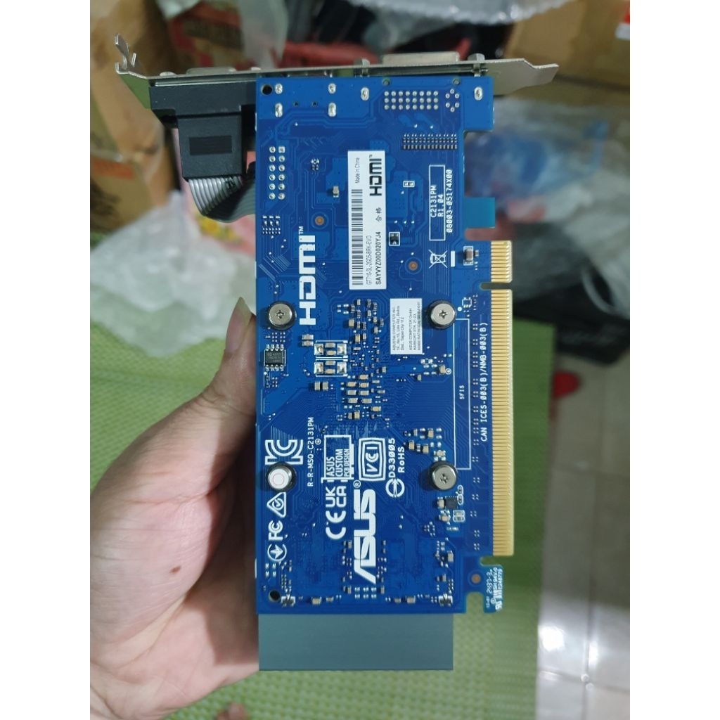 asus gt 710 2g ddr5 như mới cho ae game nhẹ cf,liên minh,fifa và xuất hình,giá rẻ
