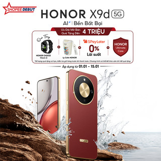   ƯU ĐÃI MỞ BÁN  Điện thoại Honor X9d 5G 12GB + 256GB 512GB | Pin 8300mAh | BH 24 Tháng 
