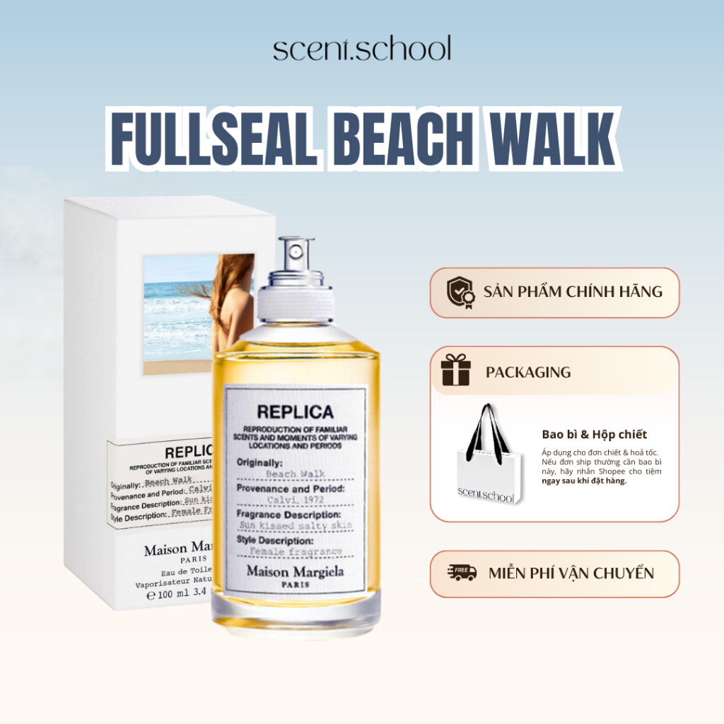 Nước hoa Fullseal Beach Walk | Nước hoa Unisex | Scent.school Perfume