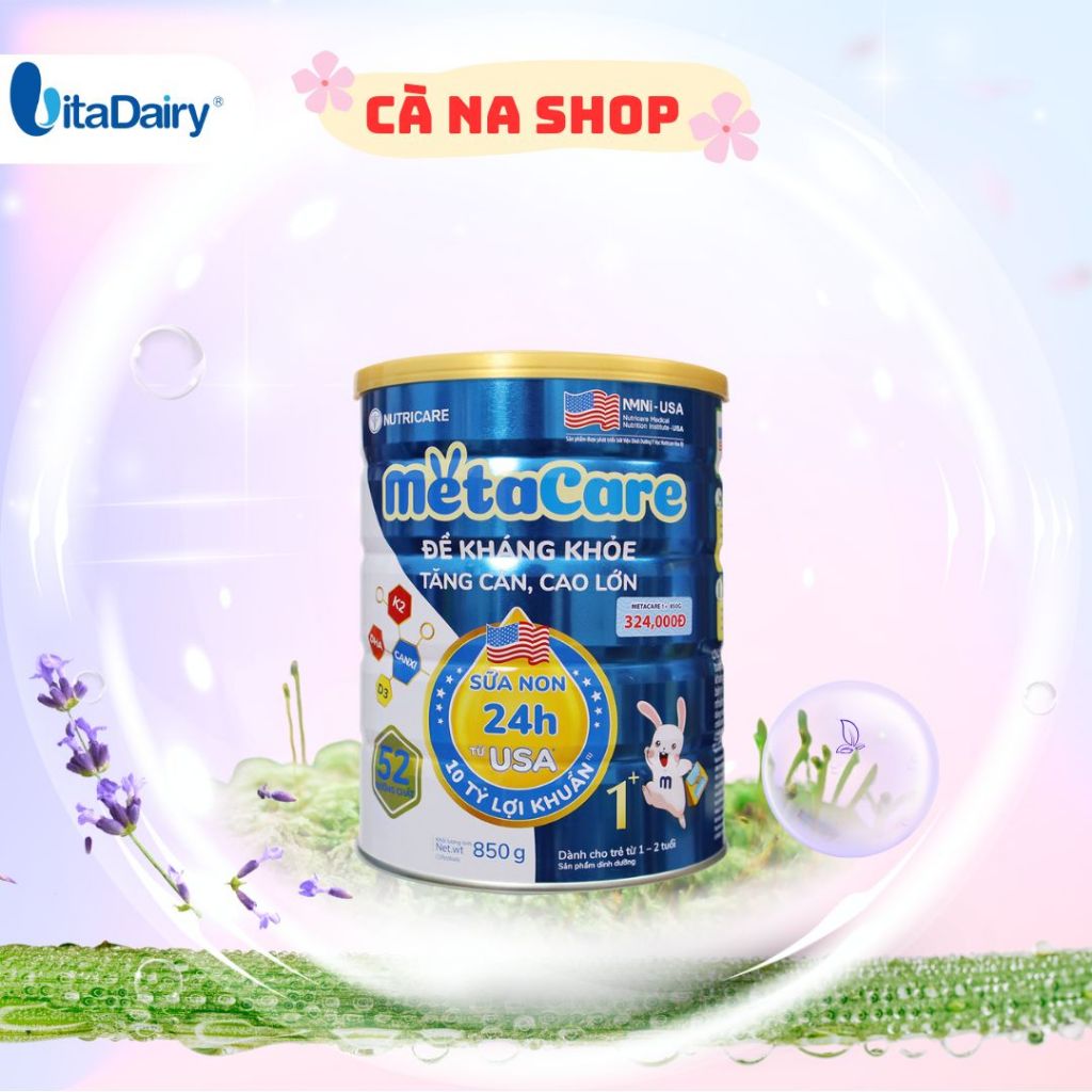 Sữa bột Metacare 1+ 800g (Xanh) - NUTRICARE