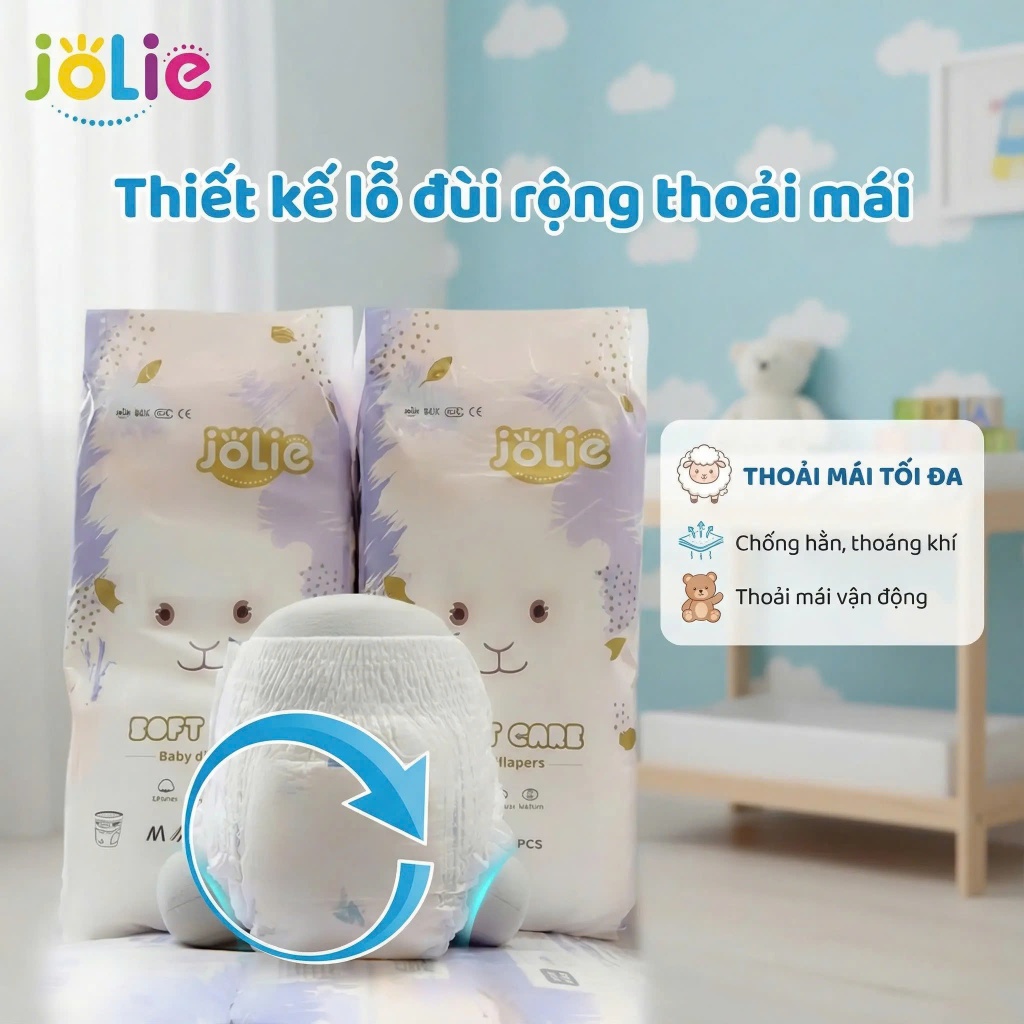 Tả Quần JOLIE Chính Hãng– 100 Miếng | Mua Nhiều Tiết Kiệm Hơn