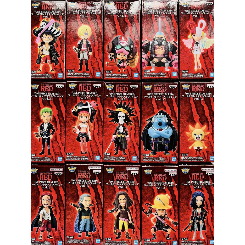 Mô hình nhân vật WCF One Piece Film Red vol 1 vol 2 vol 3