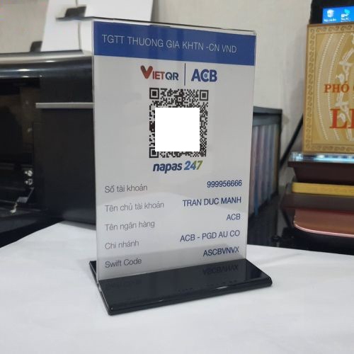 In Mã QR - Kệ Menu Qr - Mã Quét Qr có in theo yêu cầu đẹp