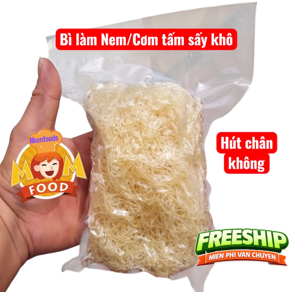 Bì heo sấy khô 300g làm Nem hoặc bì Cơm Tấm