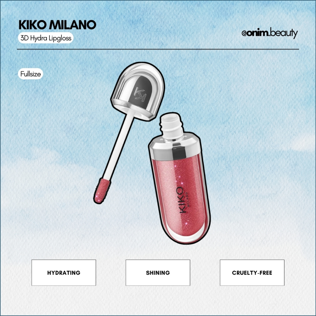 [𝐀𝐮𝐭𝐡-𝐁𝐢𝐥𝐥 𝐔𝐒] Son bóng Kiko Milano 3D Hydra Lipgloss - ᴏᴍɪᴍ ʙᴇᴀᴜᴛʏ