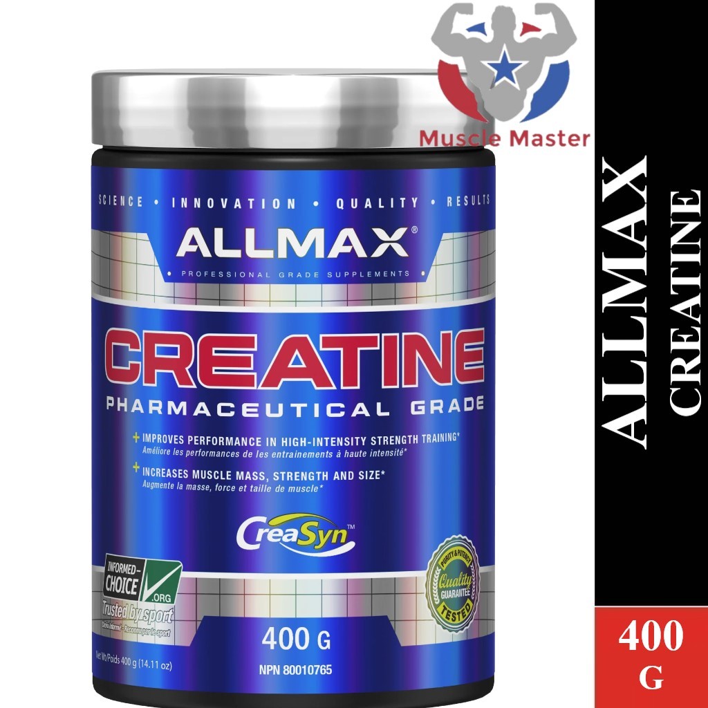 Bột Tăng Sức Mạnh Cơ Bắp Allmax Creatine Pharmaceutical Grade 400g