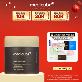  Toner Pad Sáng Da medicube Deep Vita C Pad 150g  70 miếng  P00071  