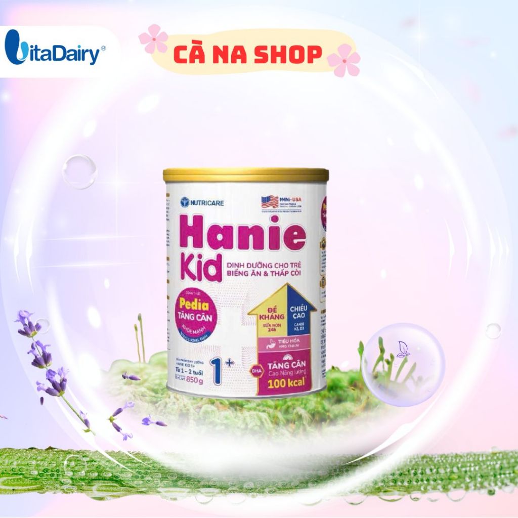 Sữa NutriCare Hanie Kid 1+ 850g